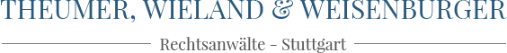 Law firm Theumer, Wieland & Weisenburger - Logo